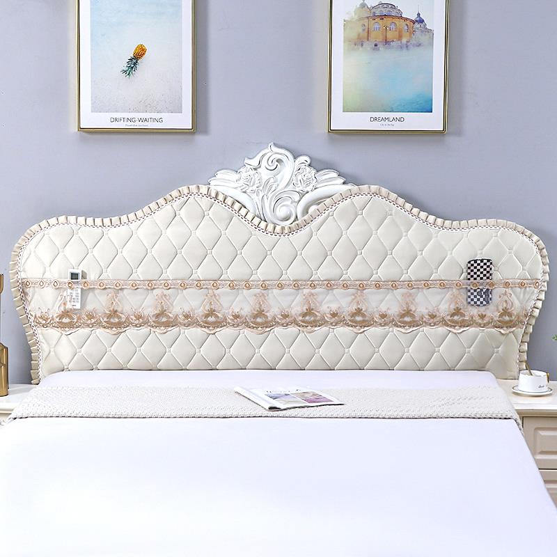 W1床头罩套式205新款欧升级F7678M5M加E厚定2做弧形不规则布艺全