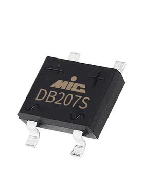 直插单相整桥流堆DQNTB207大S片2A/1000V贴芯片SOP-4(DBS)现货