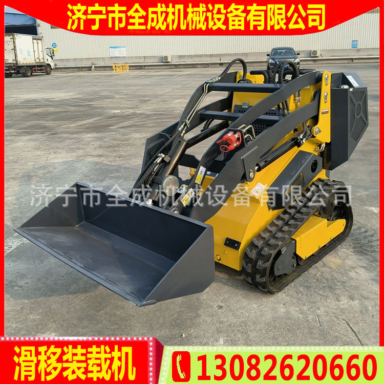 全成工程滑移机室内装修拆除垃圾清理小铲车货物搬运滑移装载机