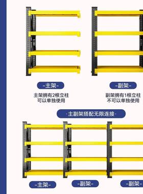 仓库储仓储架冷钢落地RLY货多层轻型仓货架展示货架多层蝴蝶孔轧
