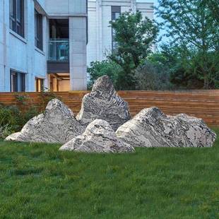 雪浪石切X-01片组合天然内景观石头泰山石石假山枯山水室景庭院造