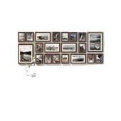 墙实木照司片免打孔相片墙相框公出风口改装 饰框挂墙wF44TMjF 墙装