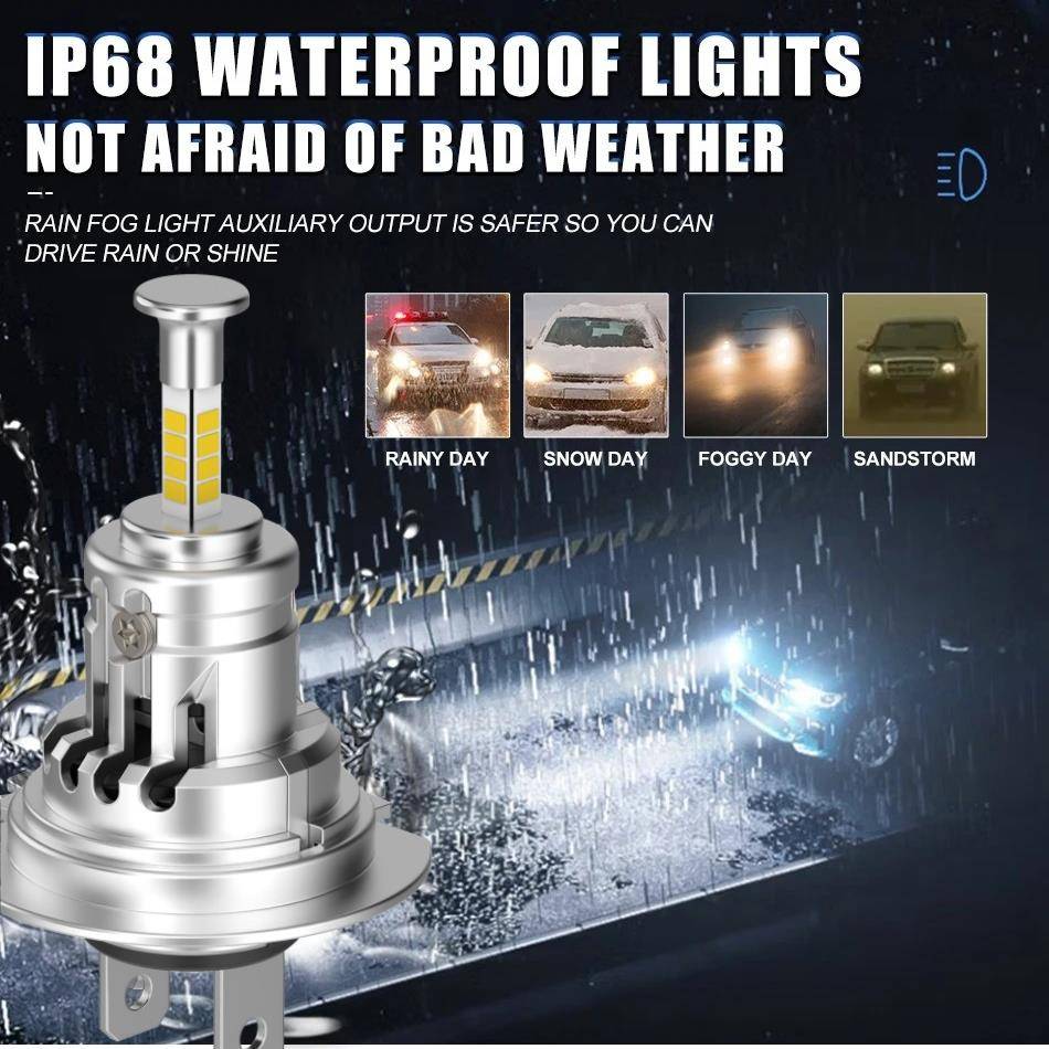 跨大RD04-P功率直插车灯1境比1原车灯卤素灯汽车L灯ED大4面发光泡