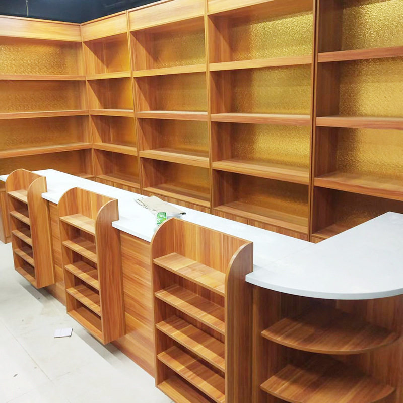 大型木质加厚烟酒展示柜
