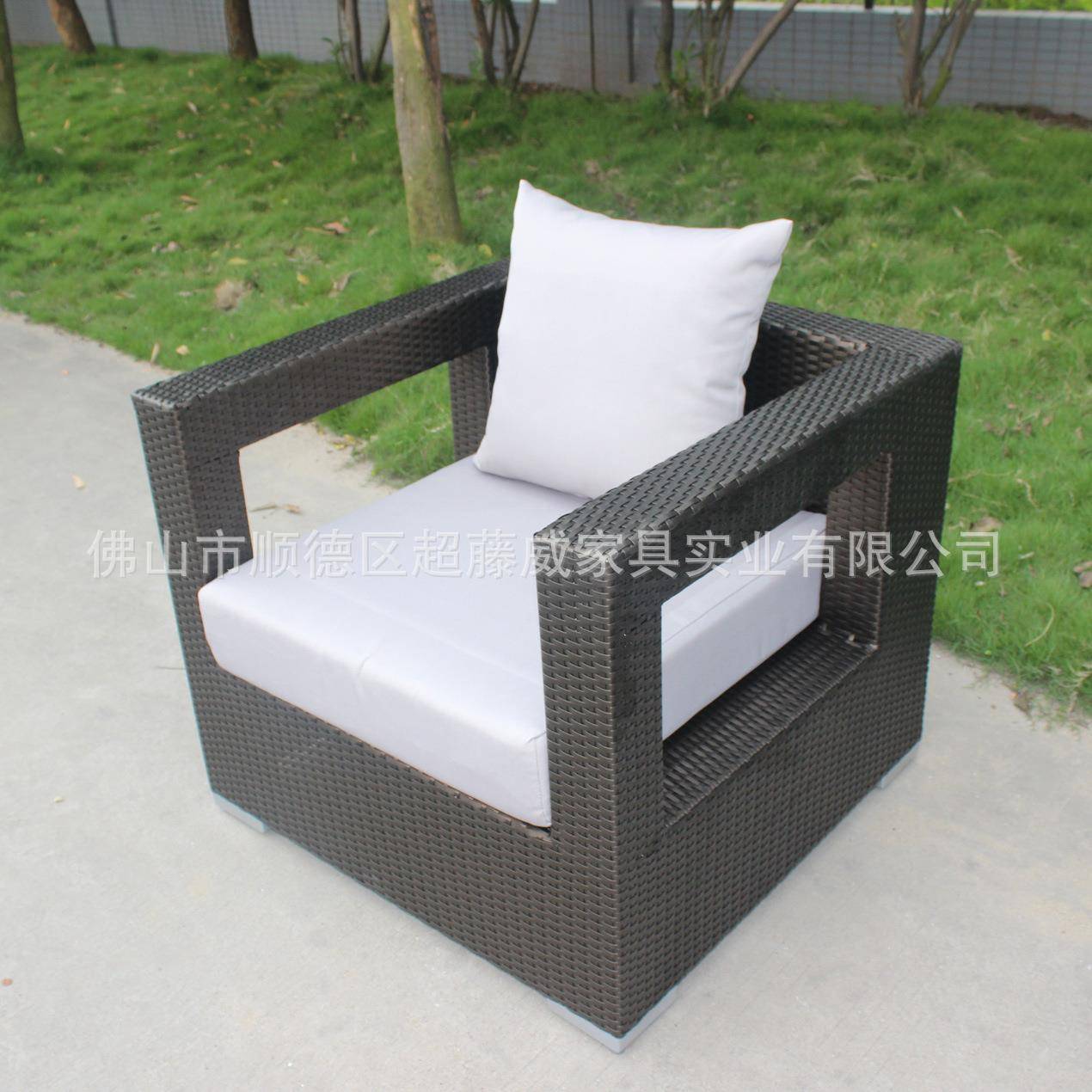 厂家店酒餐厅编沙休闲藤艺藤椅UDX藤户外仿藤家具发四件套