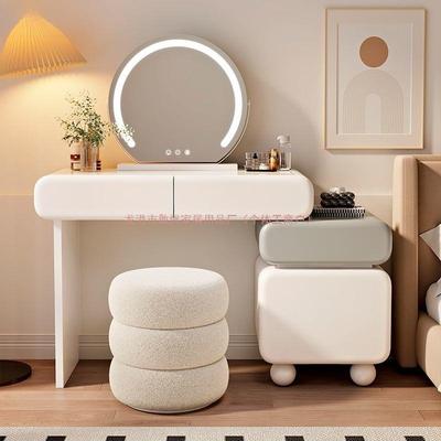 款岩奶油风家居妆斗柜一体新出板租房间轻奢高档卧室FHJ梳台