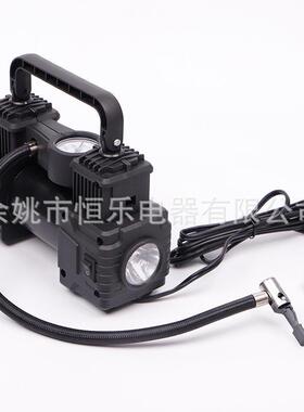 12V汽车轮胎气充机重型豪华便携式金空气压缩机ZJI双属自动充气缸