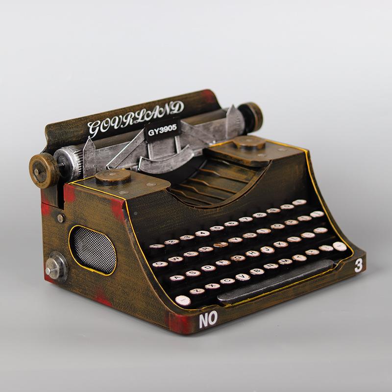 真打字机模型摆QEG件700年代8怀旧老物仿古件复店铺书店装饰摄影