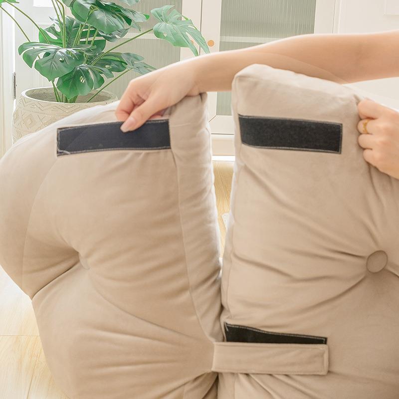 休闲懒人沙发榻榻米床可折品牌/叠靠卧室枕上靠背多功能单人椅客