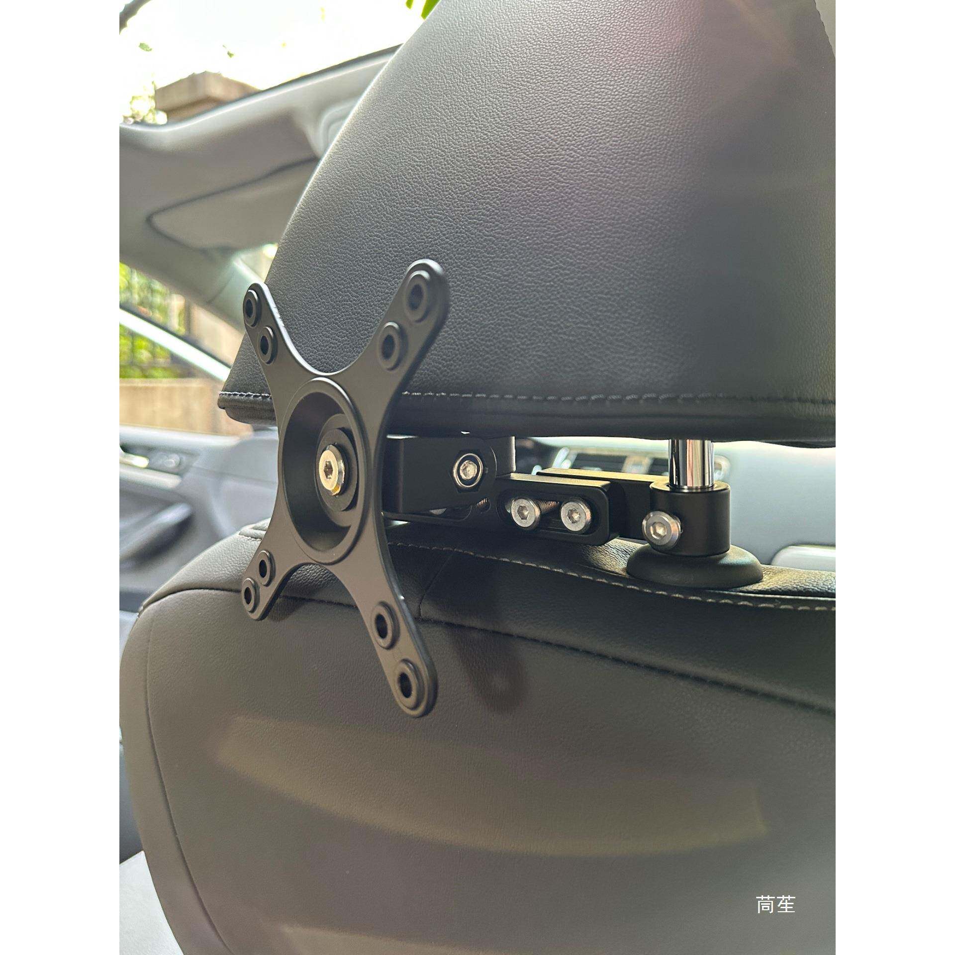 汽车头枕KVX幕车载排显器支架铝合金vesa后示车用便携屏平板电视