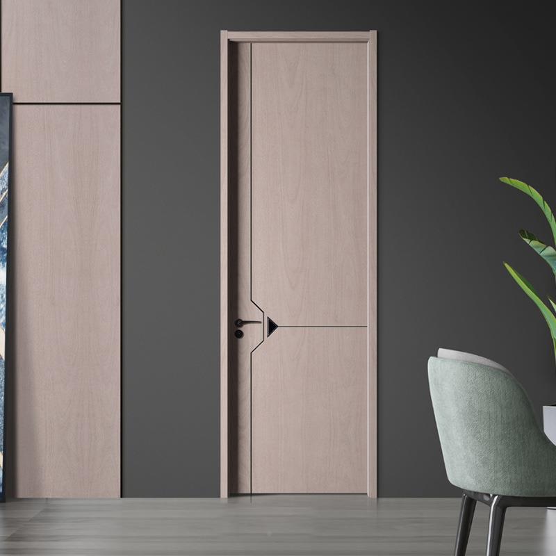 现代简约室门静免音复内合实门木碳纤隔音卧室门BCC漆木门