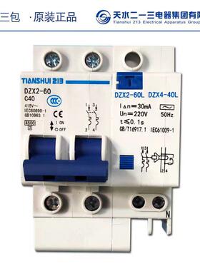 [厂家直销 ] 长城电工 天水二一三漏电断路器DZX2-60L 2P/C20A