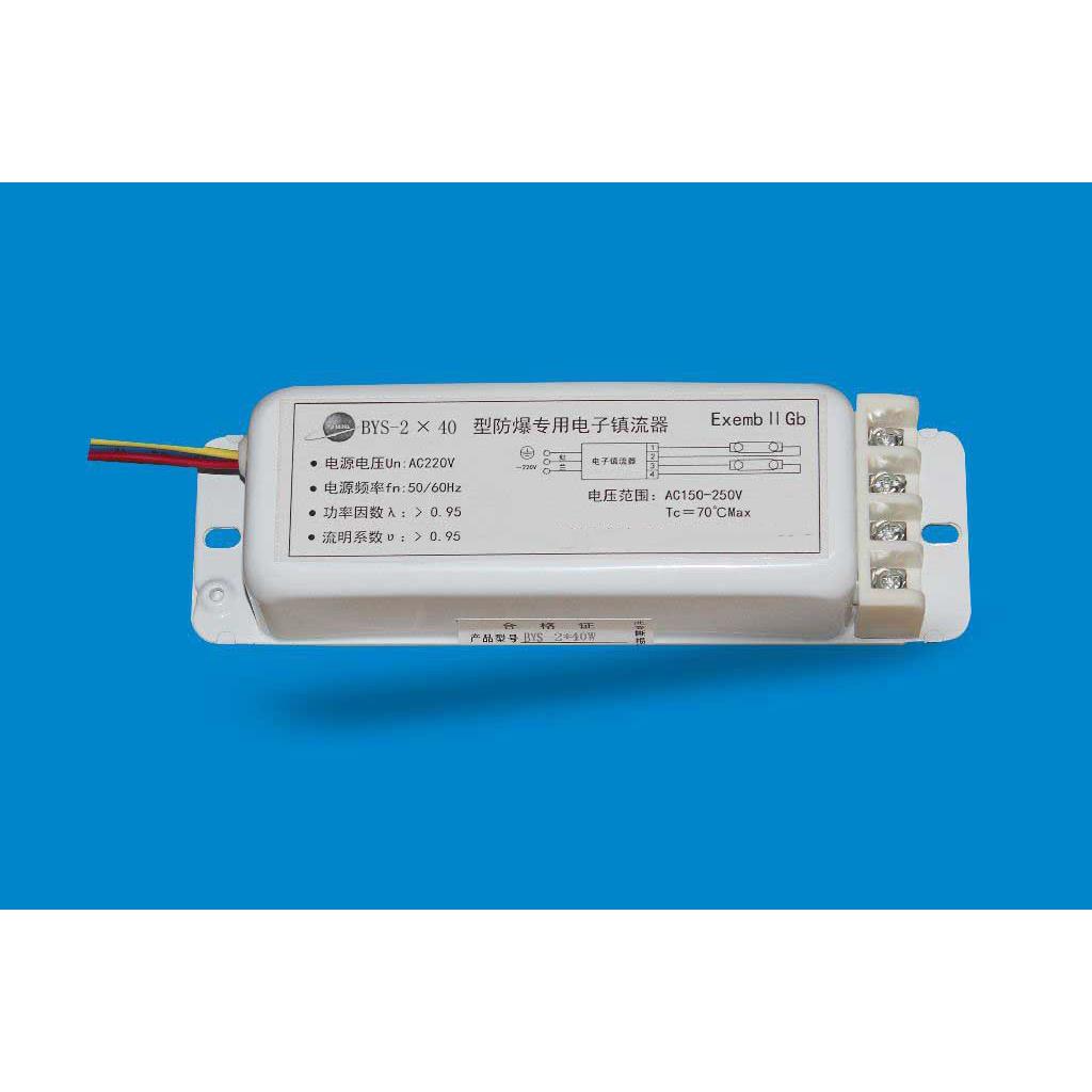 防爆日光镇流器 电子一拖二 全塑日光灯镇流器CDZ218LY10 YK40E