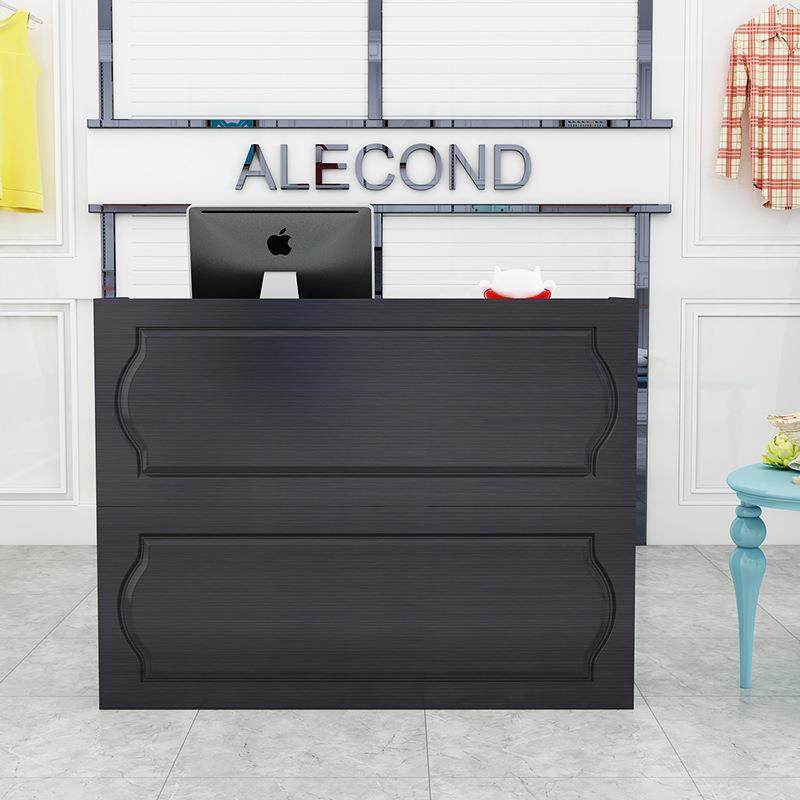 欧式收银台柜台小型简约现代服装店便利店母婴店吧台桌前台接待台,3C数码配件,USB灯,淘宝优惠券,粉丝福利购,淘宝优惠卷