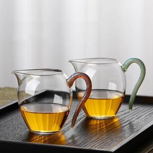 彩把高硼硅玻璃公道杯家用大号待客分茶器办公室茶海耐热匀杯