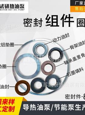 江苏武研导热油泵配件WRY100-65-200新款 全套密封8件套 常州厂家