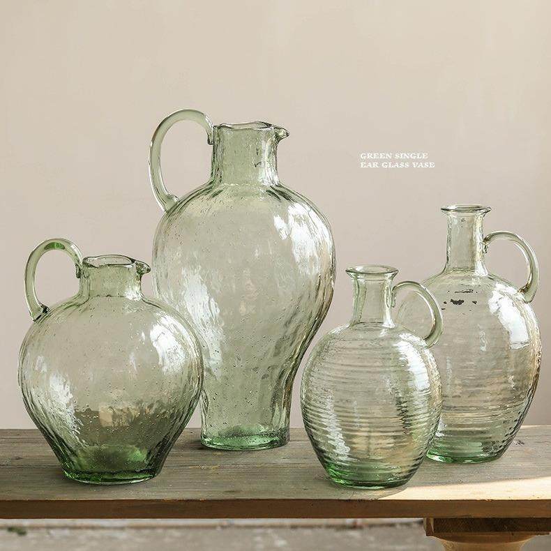 吊钟马醉木玻璃透明大肚花瓶单耳大肚瓶客厅家居摆件花器插花瓶,农机/农具/农膜,其它农用工具,淘宝优惠券,粉丝福利购,淘宝优惠卷