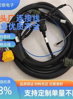 线束电子连接线汽车线14S-6S防水连接器1-967622-2连接器插头