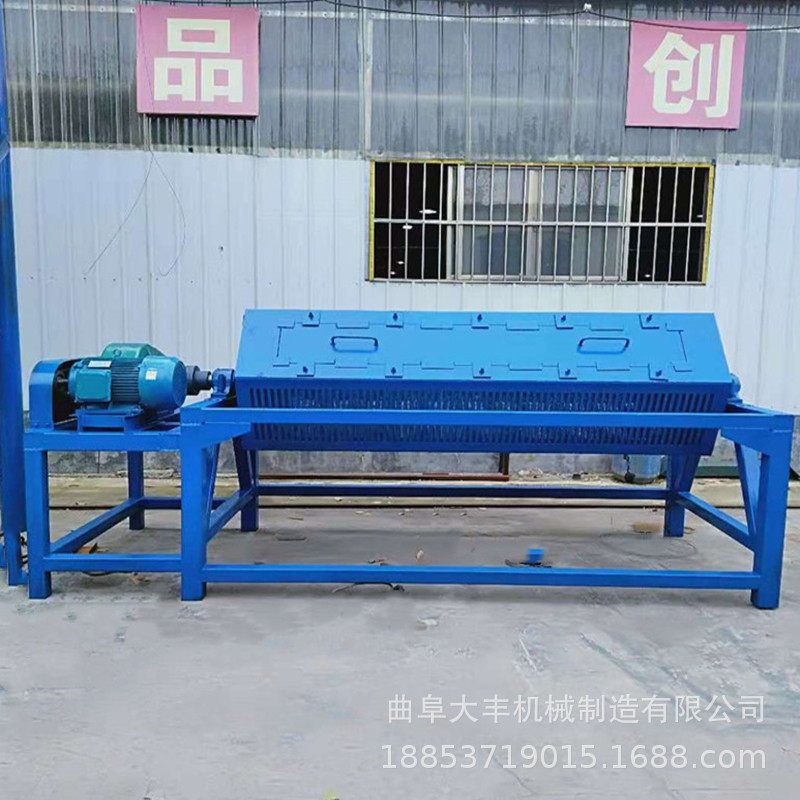 配件厂用金属扣件批量打磨除毛刺机六角滚筒抛光机铁件研磨去锈机