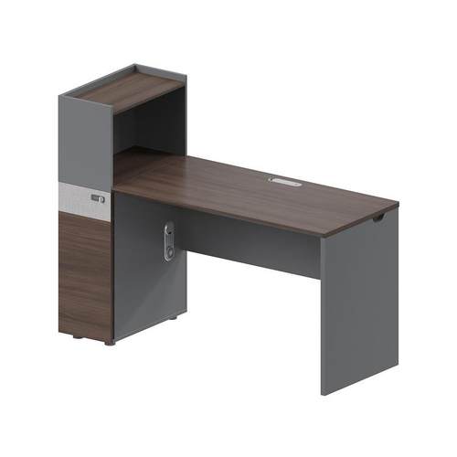 KuiShue巨树单人职员桌组合电脑桌配矮柜办公桌公司卡位家具