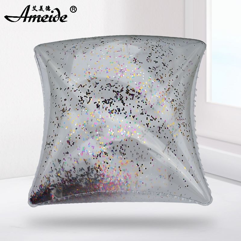 厂家直发PVC高透明方形充气抱枕空气枕芯汽车用创意趴睡枕头腰靠