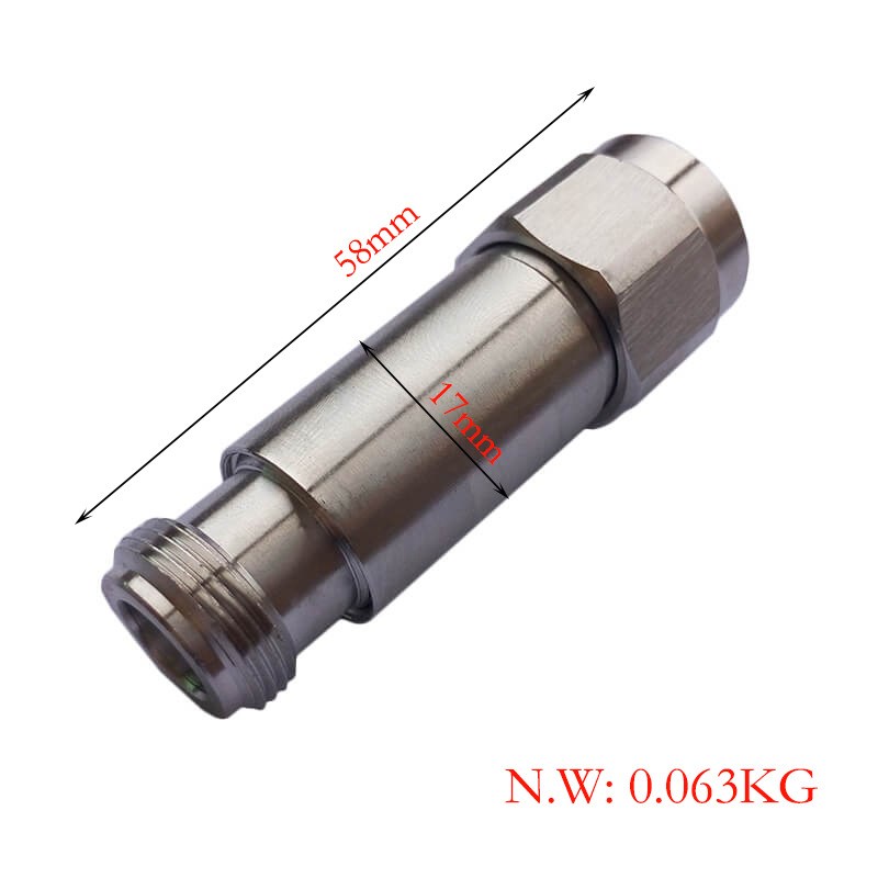 DC-3GHz N-JK 5W同轴固定衰减器,3,6,10,15,20,30,40DB同轴衰减器