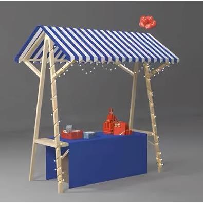 移动可YVQ折摊叠位外棚摆摊示架实木制促销花车夜展户市集市架子