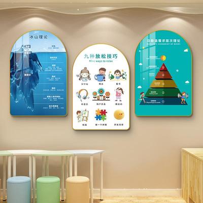心理咨询室挂校N4031图学灵壁驿站挂画文化墙心布置画辅导室墙面