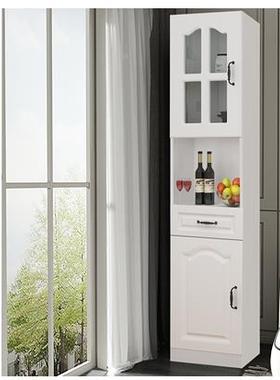 3Y定制箱厨房餐边柜微波炉碗柜CLT冰缝隙纳侧边柜客厅收物储柜餐