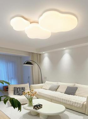 中山灯具吸顶灯奶油风客厅灯现代简大5气云朵约室灯162202年卧新