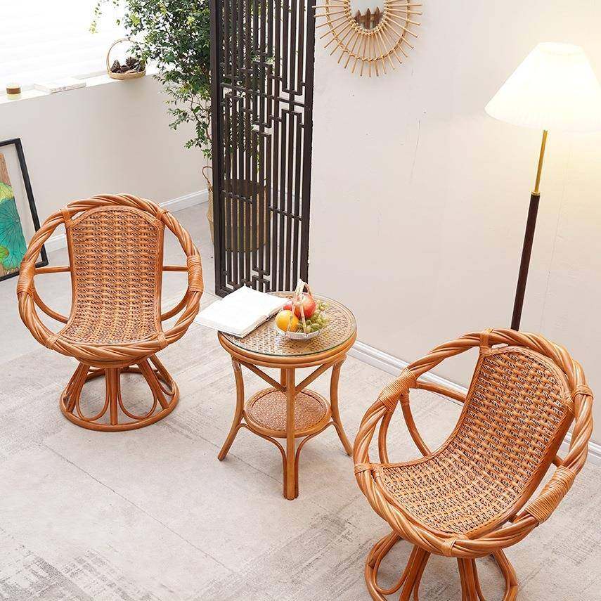 天然藤椅三套阳台休闲几桌茶TEQ组件真合家用单人靠背腾编转椅阳,电子元器件市场,其它元器件,淘宝优惠券,粉丝福利购,淘宝优惠卷