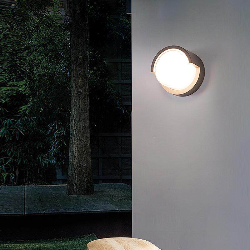 户外led门前B18032灯室外楼阳台过道所梯现代简意约创庭院灯防水