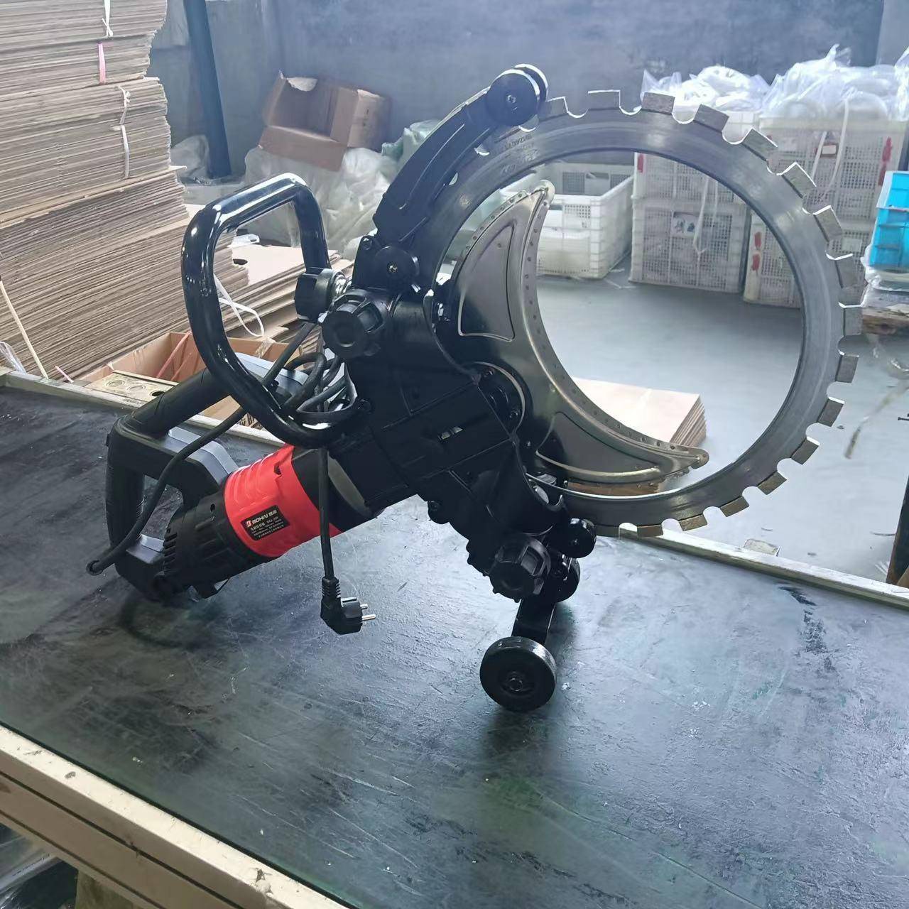 4XQP00混凝土割29厘切米深手槽持便携切割锯环锯无刷大功率路面开