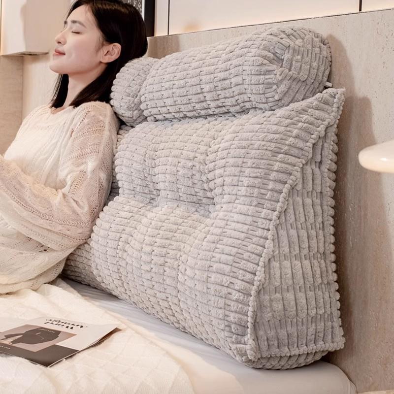 三靠角靠背头防撞软垫护颈护腰靠垫床上榻榻米软包be004床带头枕