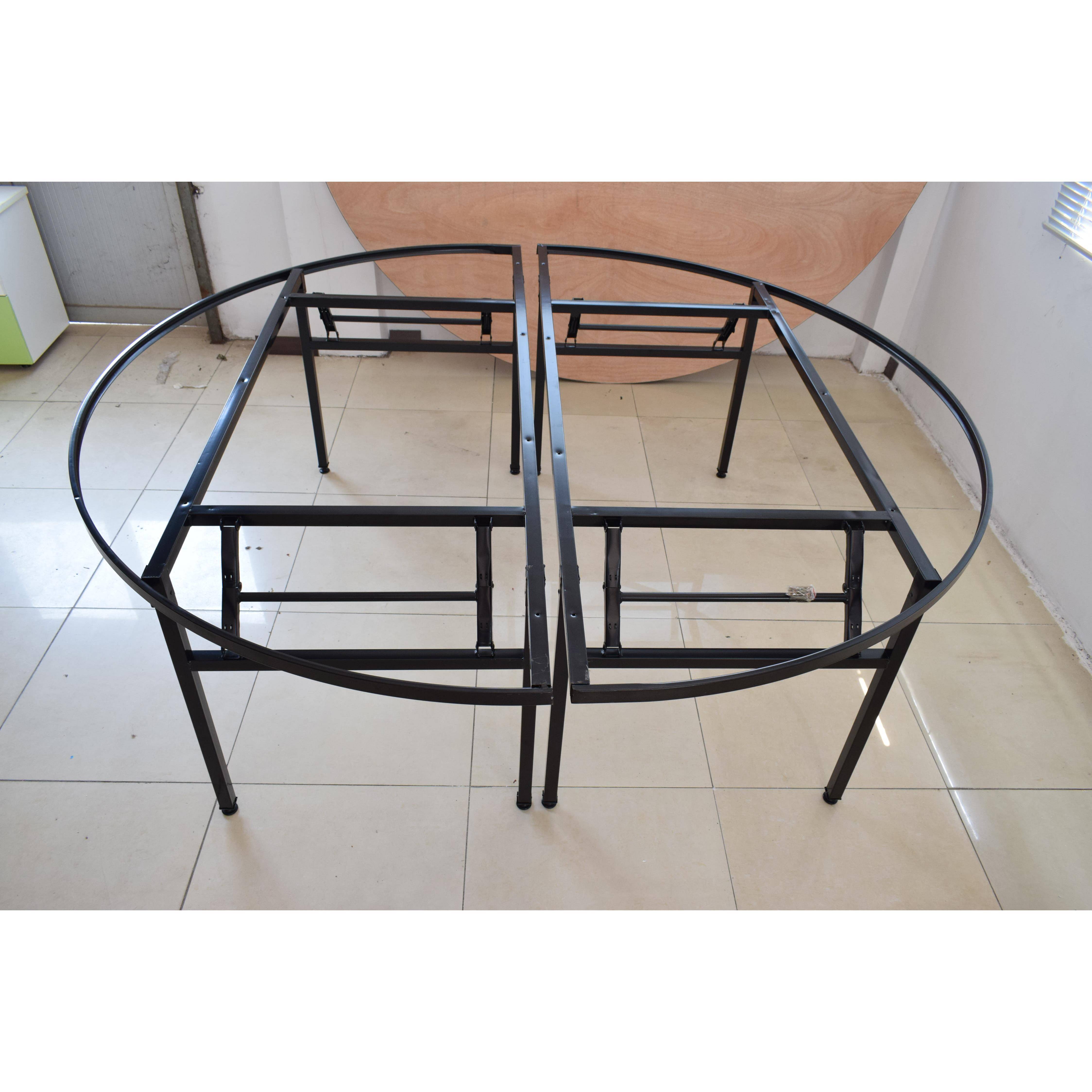 N5各种折叠F765TST5桌架桌桌腿办桌架铁餐艺桌办公会脚议公支架圆