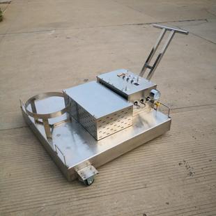 1型沥青路面热再生红外加0热板VVG路面坑槽修热补用的推式手沥青