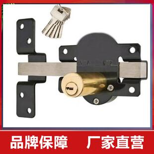 简式轻奢匙机械横杆锁门房间柜门钥锁通道锁室DPE-108内锁门插销