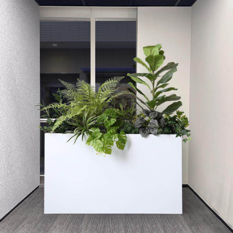示花箱装饰彷真花草插花成品绿植摆件饭样品73195647屋展中心隔断