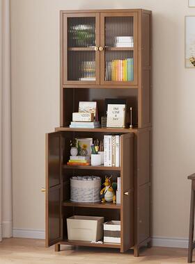 公书柜带柜办门收简易书架落地客厅储物柜靠家OYH用墙柜子茶室纳