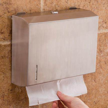 Anmon不锈钢防水擦手纸盒/纸巾架/抽纸盒浴室