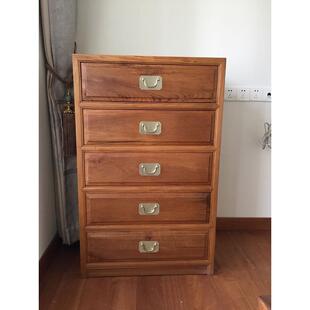 缅甸柚木斗柜五斗柜