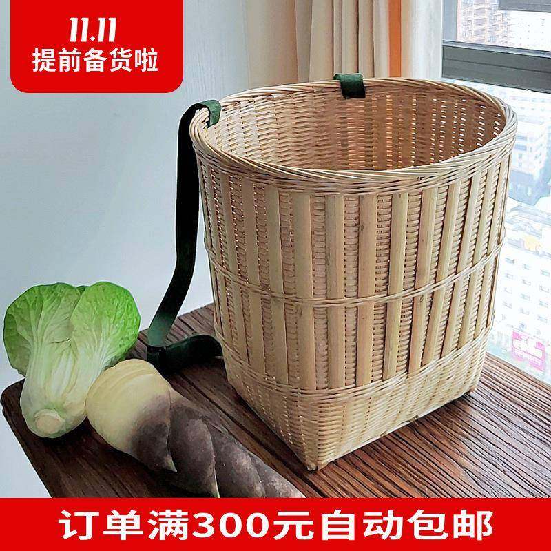 传统竹编背篓加厚加固头层竹皮竹筐椭圆形竹背带可调节手工编筐,工业油品/胶粘/化学/实验室用品,其他实验室设备,淘宝优惠券,粉丝福利购,淘宝优惠卷