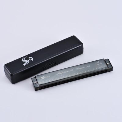 24孔复音c调口琴初学者成人入门可三色乐器harmonica
