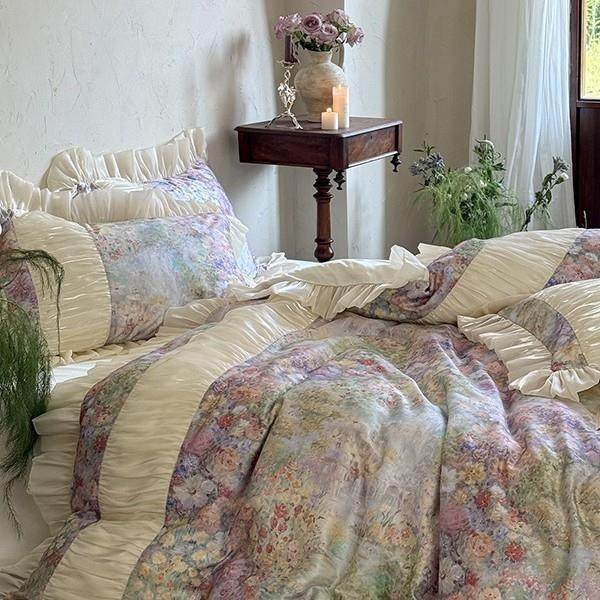 轻奢法式兰精天丝棉四件套高级韩式清新花卉数码印花床上用品,玩具/童车/益智/积木/模型,毛绒/玩偶/公仔/布艺类玩具,淘宝优惠券,粉丝福利购,淘宝优惠卷