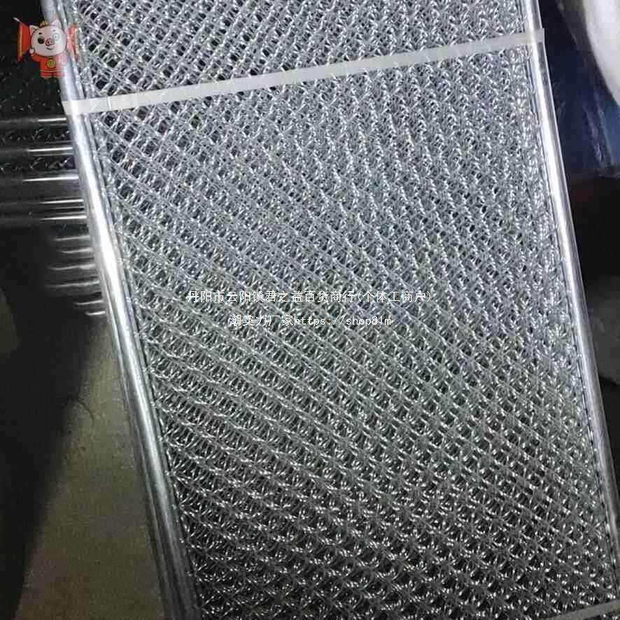 除尘地垫楼道家用加粗加密不锈钢丝网刮泥进门脚垫铁丝钢丝垫地毯