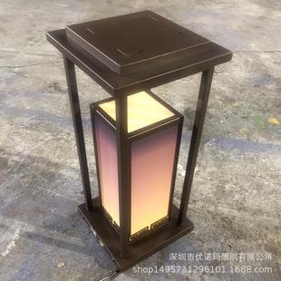 户外园林LED柱头灯景观灯LED15W不绣钢柱头灯户外壁灯草坪灯