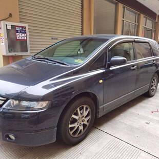 适用于04-08奥德赛ODYSSEY晴雨挡雨眉装饰改装遮雨档黑武士版