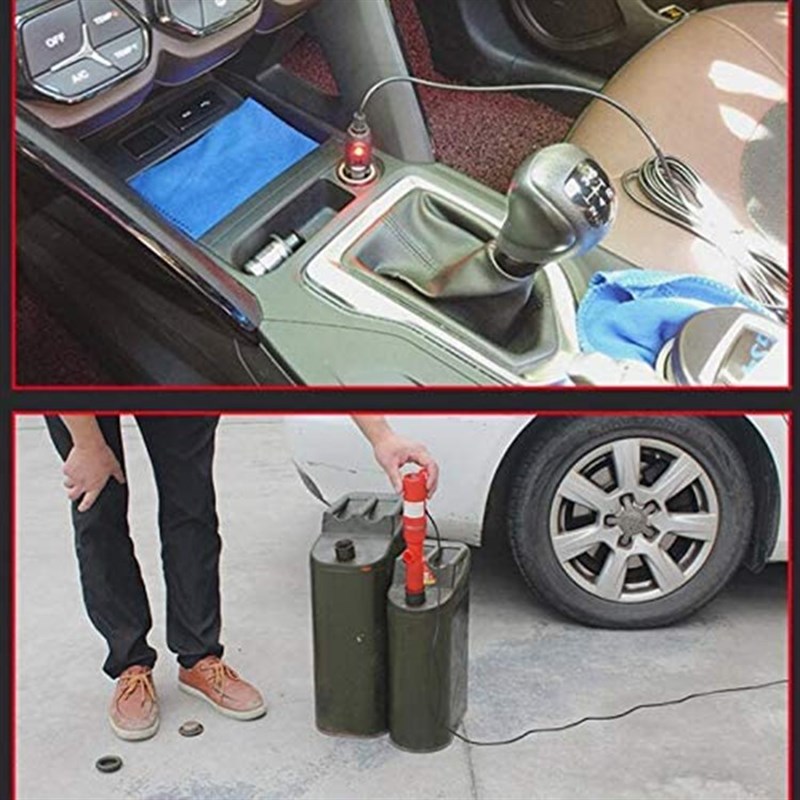 车载大功率电动抽油泵抽油管燃油泵抽油器鱼缸换水器点烟器