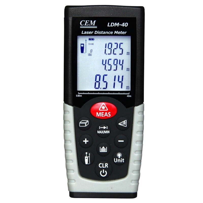 CEM华盛昌激光测距仪LDM-40/70/60H/80H/100H电子量房尺iLDM150H
