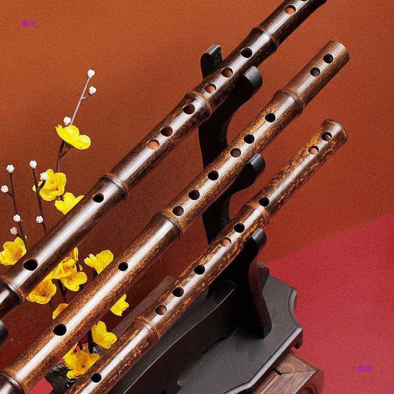 古风演奏横紫竹笛子C初学入门F女生老人E儿童G调曲素笛乐器无